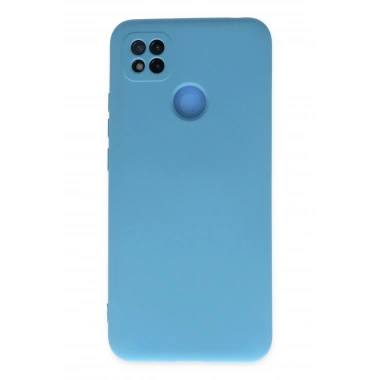 Mey İthalat®   Redmi 9C Kılıf Nano içi Kadife Silikon - Mavi