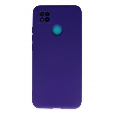Mey İthalat®   Redmi 9C Kılıf Nano içi Kadife Silikon - Mor