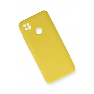 Mey İthalat®   Redmi 9C Kılıf Nano içi Kadife Silikon - Sarı