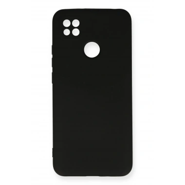 Mey İthalat®   Redmi 9C Kılıf Nano içi Kadife Silikon - Siyah