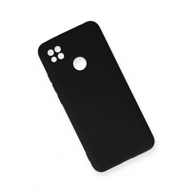 Mey İthalat®   Redmi 9C Kılıf Nano içi Kadife Silikon - Siyah