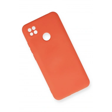 Mey İthalat®   Redmi 9C Kılıf Nano içi Kadife Silikon - Turuncu
