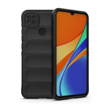 Mey İthalat®   Redmi 9C Kılıf Optimum Silikon - Siyah