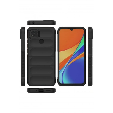 Mey İthalat®   Redmi 9C Kılıf Optimum Silikon - Siyah
