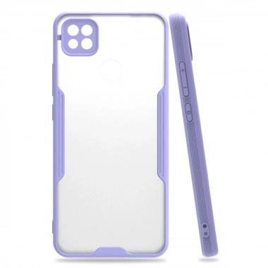 Mey İthalat®   Redmi 9C Kılıf Platin Silikon - Lila