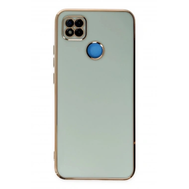 Mey İthalat®   Redmi 9C Kılıf Volet Silikon - Açık Yeşil