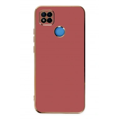 Mey İthalat®   Redmi 9C Kılıf Volet Silikon - Kırmızı