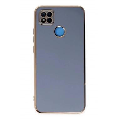 Mey İthalat®   Redmi 9C Kılıf Volet Silikon - Mavi