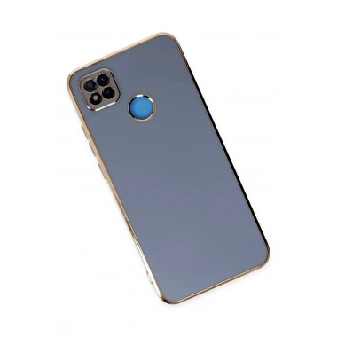 Mey İthalat®   Redmi 9C Kılıf Volet Silikon - Mavi