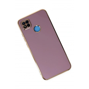 Mey İthalat®   Redmi 9C Kılıf Volet Silikon - Mor