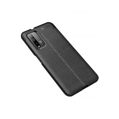 Mey İthalat®   Redmi 9T Kılıf Auto Focus Kapak - Siyah