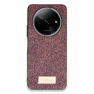 Mey İthalat®   Redmi A3 4G Bright Simli Kapak - Derin Mor
