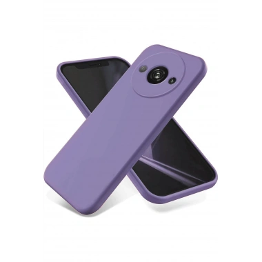Mey İthalat®   Redmi A3 4G Kılıf First Silikon - Lila