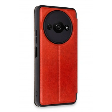 Mey İthalat® Redmi A3 4G Kılıf Flip Cover - Kırmızı