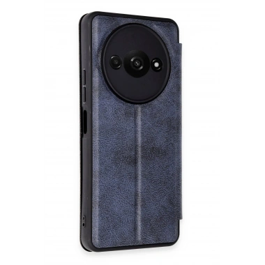 Mey İthalat® Redmi A3 4G Kılıf Flip Cover - Lacivert