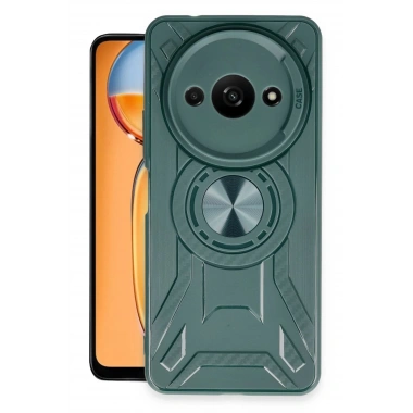 Mey İthalat®   Redmi A3 4G Kılıf Lincoln Silikon - Koyu Yeşil