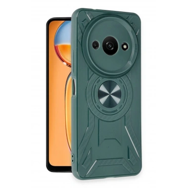 Mey İthalat®   Redmi A3 4G Kılıf Lincoln Silikon - Koyu Yeşil