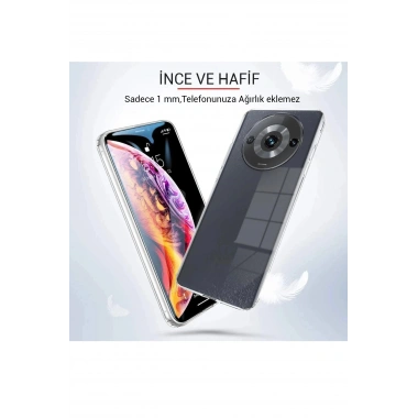 Mey İthalat®   Redmi A3 4G Kılıf Lüx Şeffaf Silikon