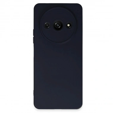 Mey İthalat®   Redmi A3 4G Kılıf Nano içi Kadife Silikon - Lacivert