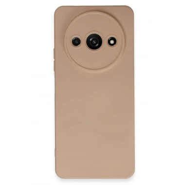 Mey İthalat®   Redmi A3 4G Kılıf Nano içi Kadife Silikon - Pudra