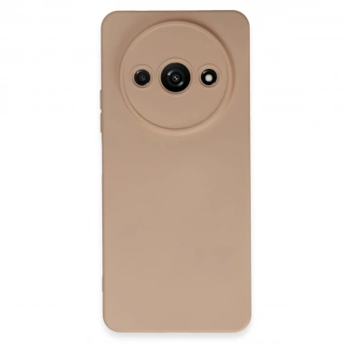Mey İthalat®   Redmi A3 4G Kılıf Nano içi Kadife Silikon - Pudra