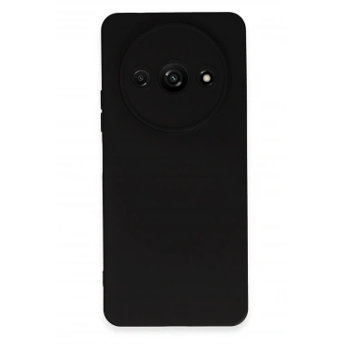 Mey İthalat®   Redmi A3 4G Kılıf Nano içi Kadife Silikon - Siyah