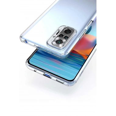 Mey İthalat®   Redmi Note 10 5G Kılıf Lüx Şeffaf Silikon