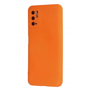Mey İthalat®   Redmi Note 10 5G Kılıf Nano içi Kadife Silikon - Turuncu