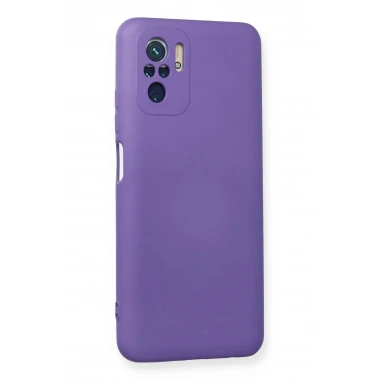 Mey İthalat®   Redmi Note 10 Kılıf Nano içi Kadife Silikon - Mor
