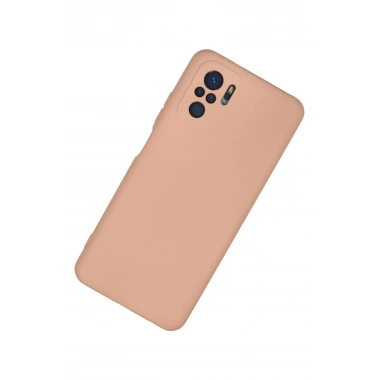 Mey İthalat®   Redmi Note 10 Kılıf Nano içi Kadife Silikon - Pudra