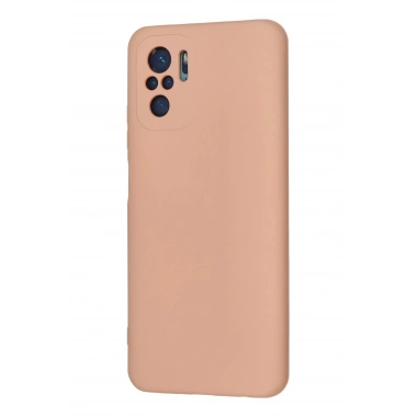 Mey İthalat®   Redmi Note 10 Kılıf Nano içi Kadife Silikon - Pudra