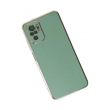 Mey İthalat®   Redmi Note 10 Kılıf Volet Silikon - Açık Yeşil