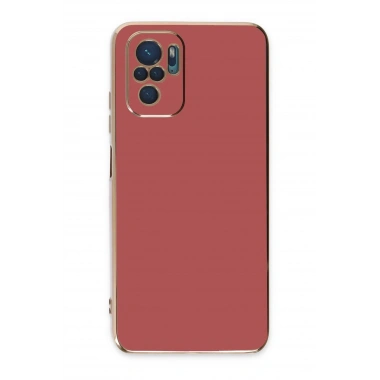 Mey İthalat®   Redmi Note 10 Kılıf Volet Silikon - Kırmızı