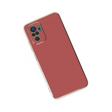 Mey İthalat®   Redmi Note 10 Kılıf Volet Silikon - Kırmızı
