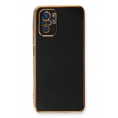 Mey İthalat®   Redmi Note 10 Kılıf Volet Silikon - Siyah