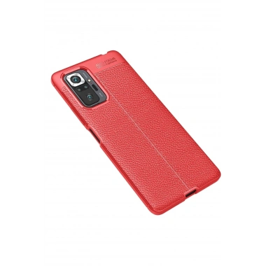 Mey İthalat®   Redmi Note 10 Pro Kılıf Auto Focus Kapak - Kırmızı