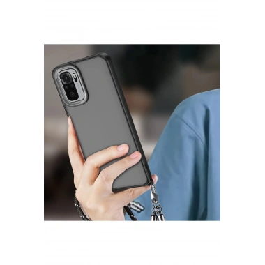 Mey İthalat® Redmi Note 10 Pro Kılıf Elegant Kapak - Siyah