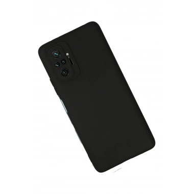 Mey İthalat®   Redmi Note 10 Pro Kılıf First Silikon - Siyah