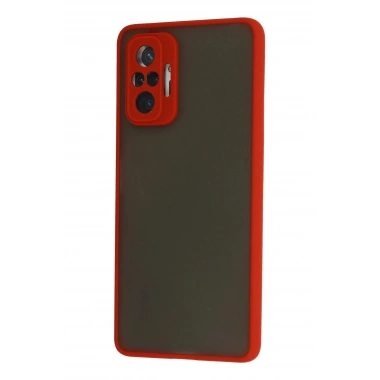 Mey İthalat®   Redmi Note 10 Pro Kılıf Montreal Silikon Kapak - Kırmızı