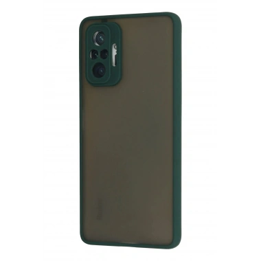 Mey İthalat®   Redmi Note 10 Pro Kılıf Montreal Silikon Kapak - Yeşil
