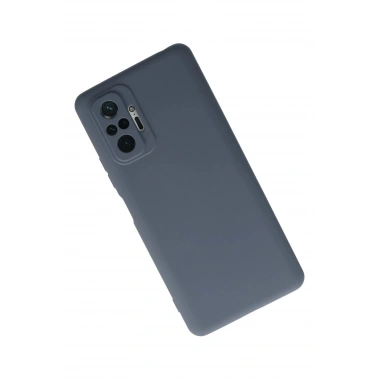 Mey İthalat®   Redmi Note 10 Pro Kılıf Nano içi Kadife Silikon - Gri