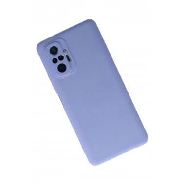 Mey İthalat®   Redmi Note 10 Pro Kılıf Nano içi Kadife Silikon - Lila