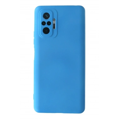 Mey İthalat®   Redmi Note 10 Pro Kılıf Nano içi Kadife Silikon - Mavi