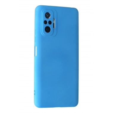 Mey İthalat®   Redmi Note 10 Pro Kılıf Nano içi Kadife Silikon - Mavi