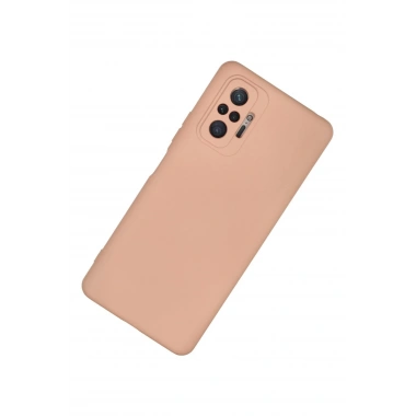 Mey İthalat®   Redmi Note 10 Pro Kılıf Nano içi Kadife Silikon - Pudra