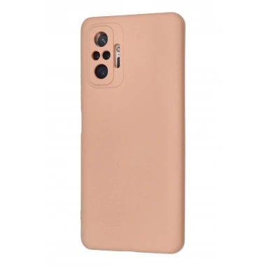 Mey İthalat®   Redmi Note 10 Pro Kılıf Nano içi Kadife Silikon - Pudra