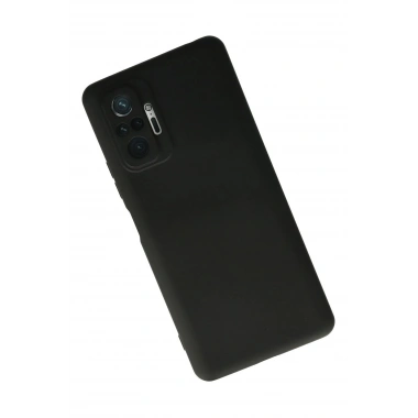 Mey İthalat®   Redmi Note 10 Pro Kılıf Nano içi Kadife Silikon - Siyah