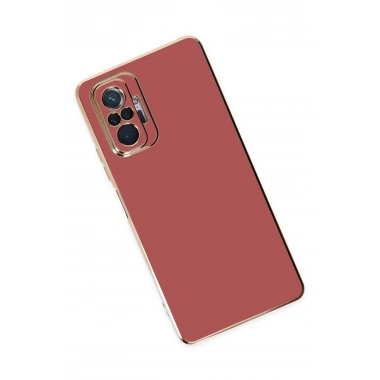 Mey İthalat®   Redmi Note 10 Pro Kılıf Volet Silikon - Kırmızı