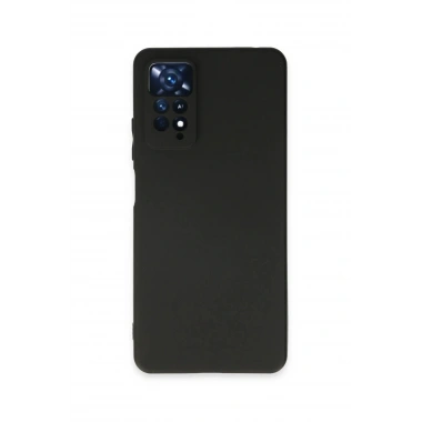 Mey İthalat®   Redmi Note 11 Kılıf First Silikon - Siyah