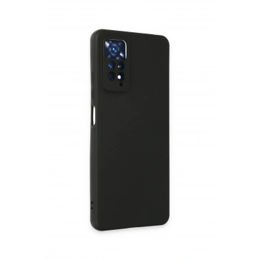 Mey İthalat®   Redmi Note 11 Kılıf First Silikon - Siyah